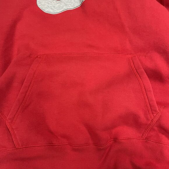 Men’s Large Red‎ Fleeced Nike Spellout Sportswear Hoodie - Picture 7 of 7